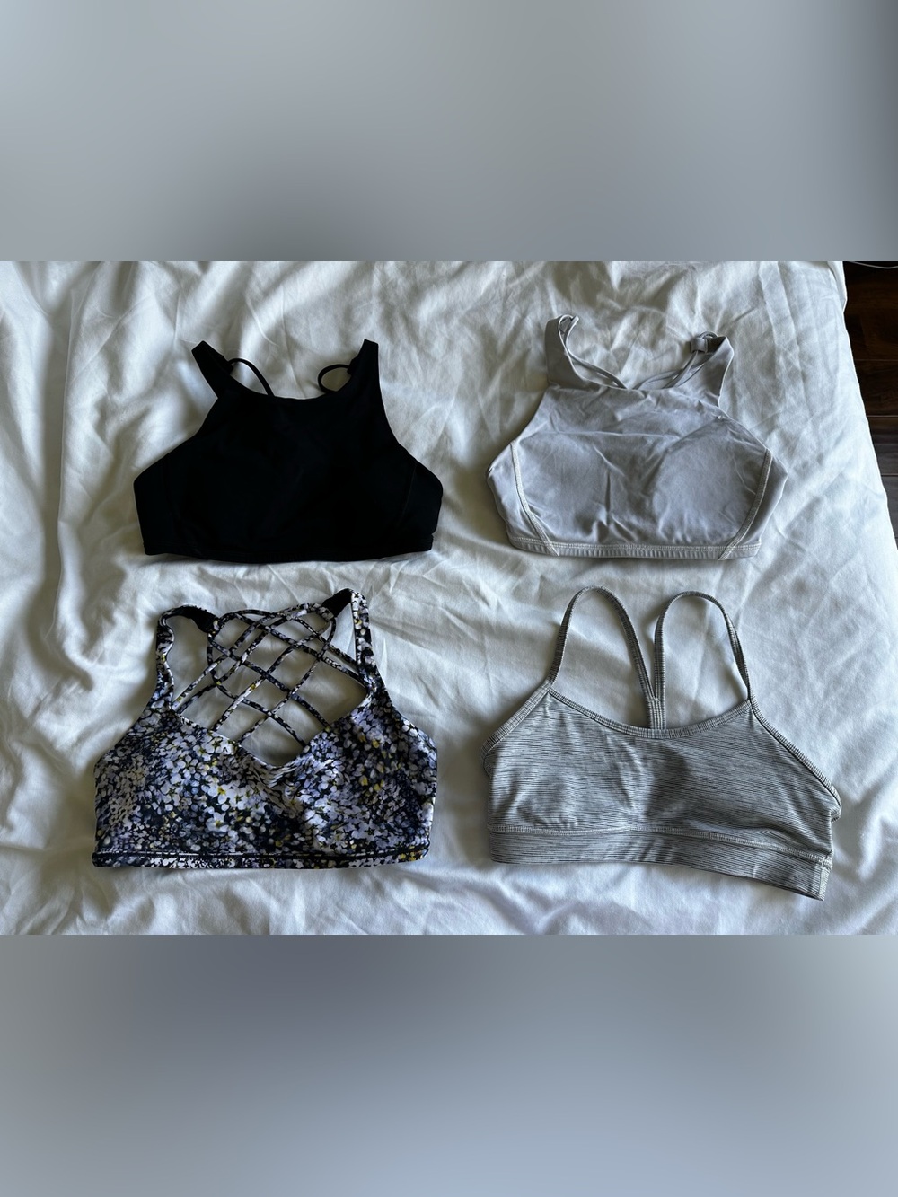 Lululemon Sports Bras Bundle (4 pairs) Size 4 and Size 6